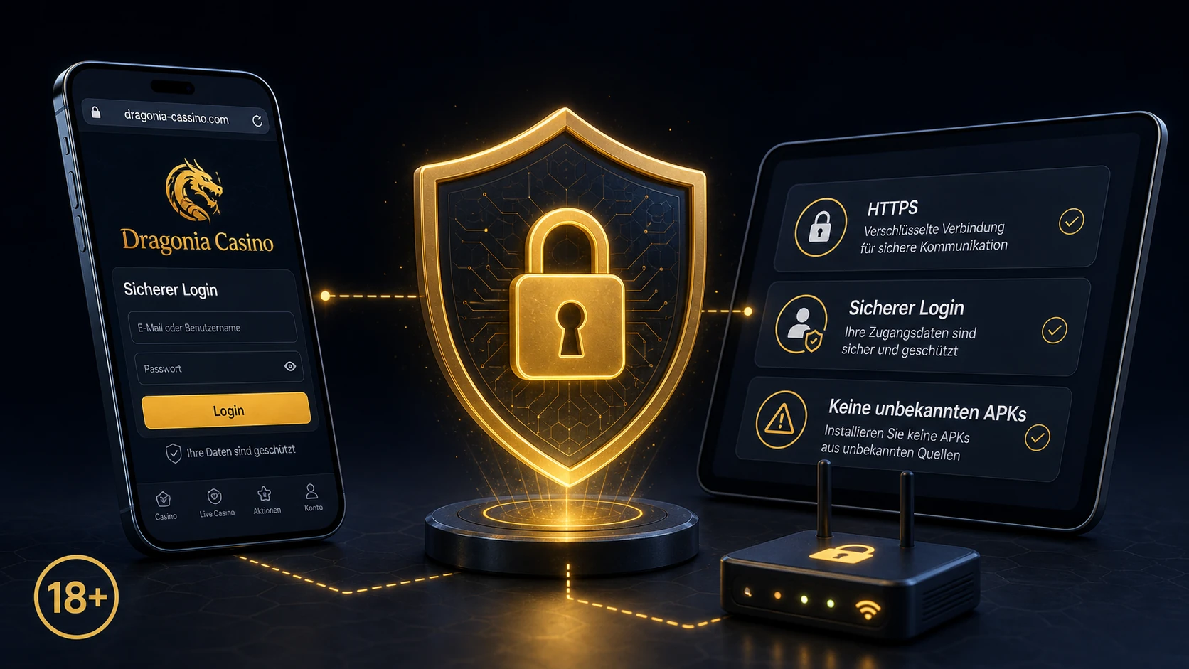 Sicherheit bei App und mobiler Version