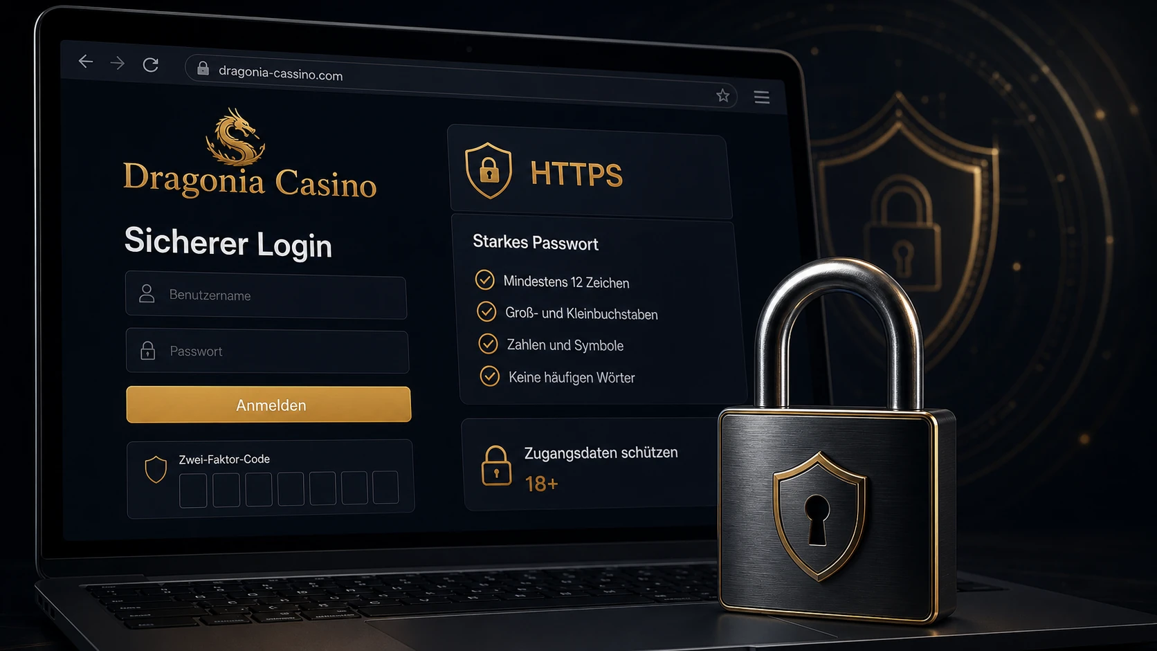 Sicherheit beim Dragonia Login