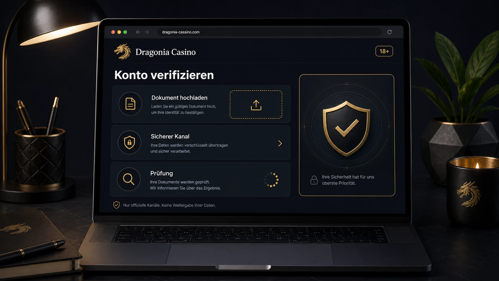 Konto verifizieren